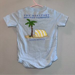 Boy’s 0-6month The Beaufort Bonnet Company Light Blue T-Shirt Bodysuit